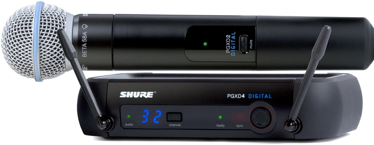 Shure PGXD24/Beta58A Digital Wireless System with Beta 58A Mic