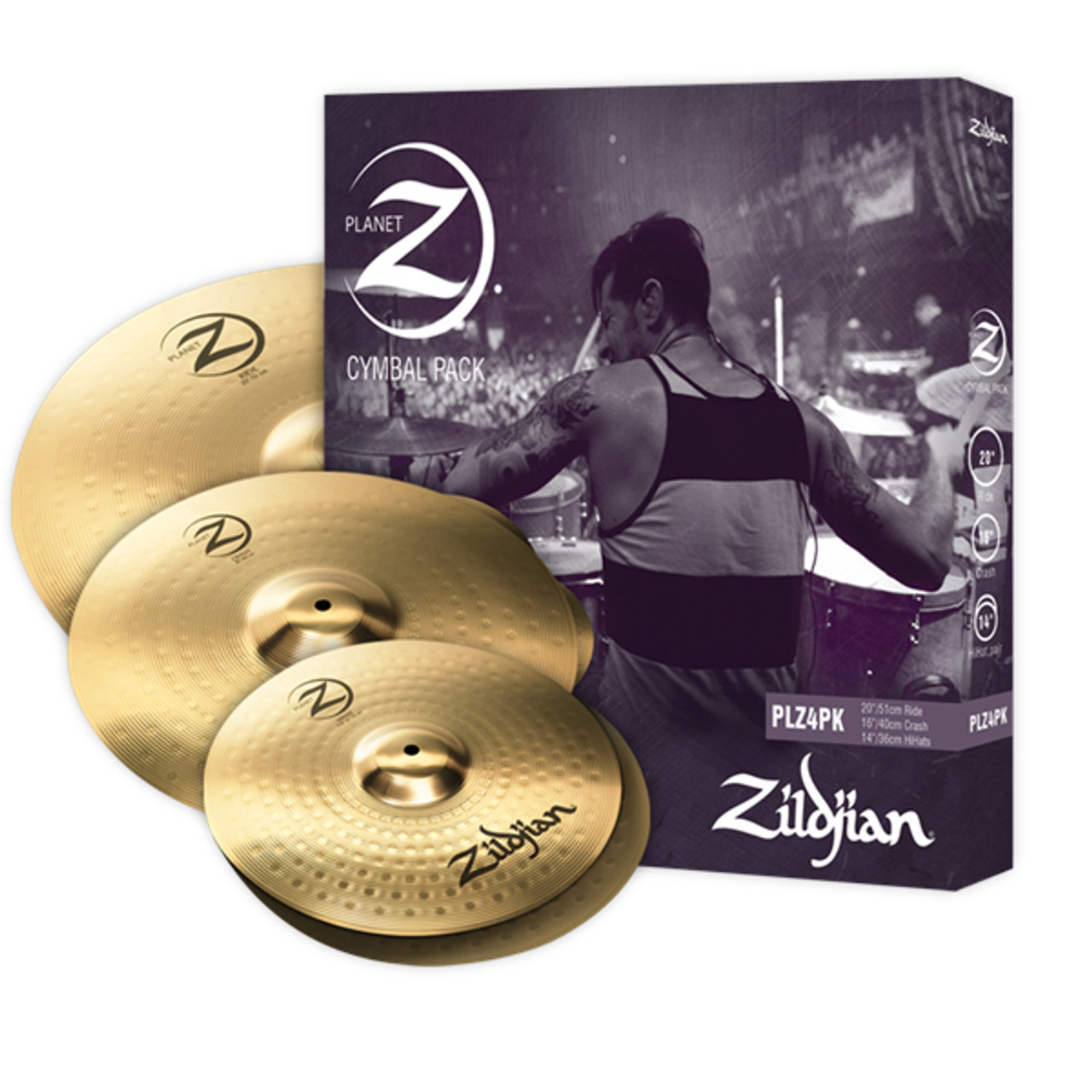 Zildjian PLZ4PK Planet Z Cymbal Pack - Bill's Music