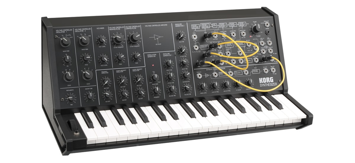 Korg MS-20 Mini 37-Key Monophonic Synthesizer - Bill 