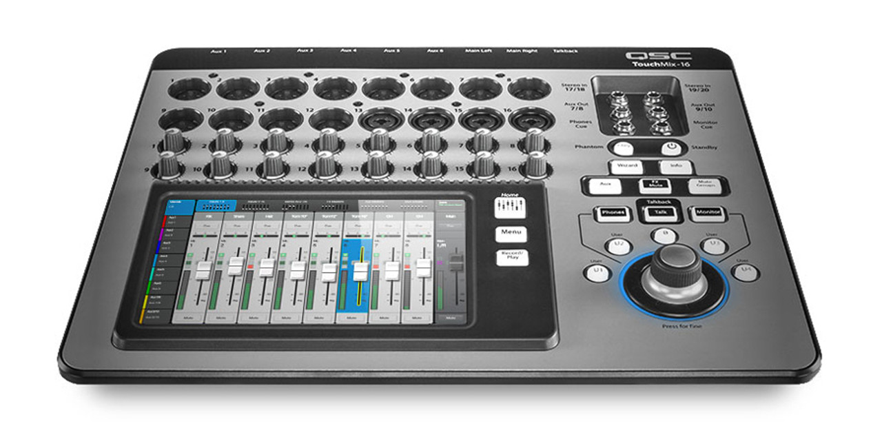【SKB製ケース付】QSC TouchMIX 16（16chデジタルミキサー） QSC TouchMix-16 16-Channel Compact Digital Mixer | Guitar Center