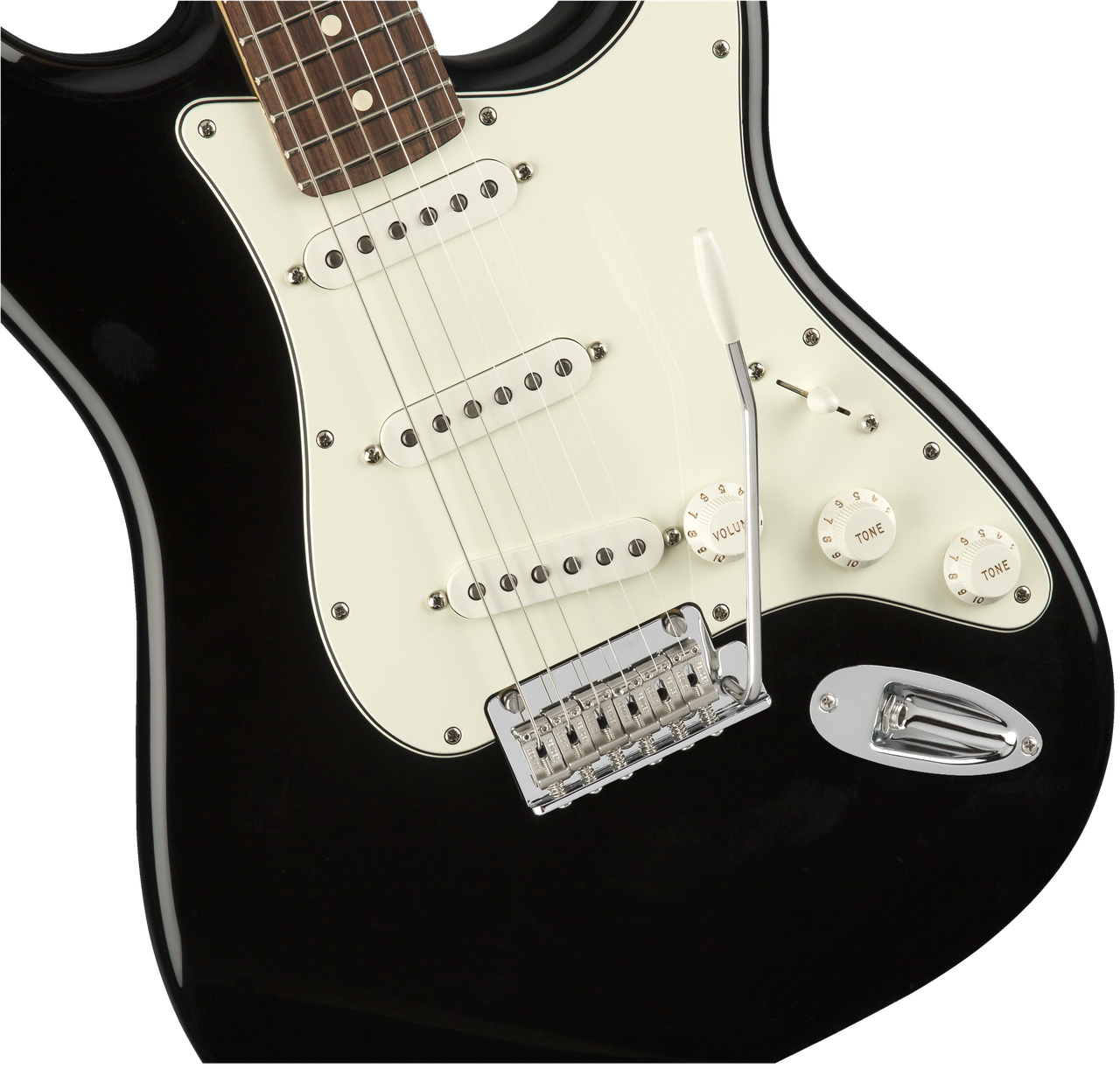 Fender Player Series Strat, Black Finish, Pau Ferro Fretboard