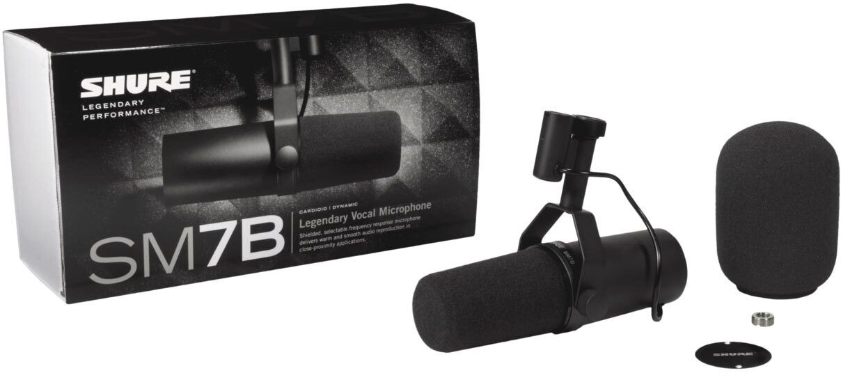 美品 SHURE SM7B 【国内正規品】 Shure SM7B Cardioid Dynamic Studio Vocal Microphone - Bill's Music