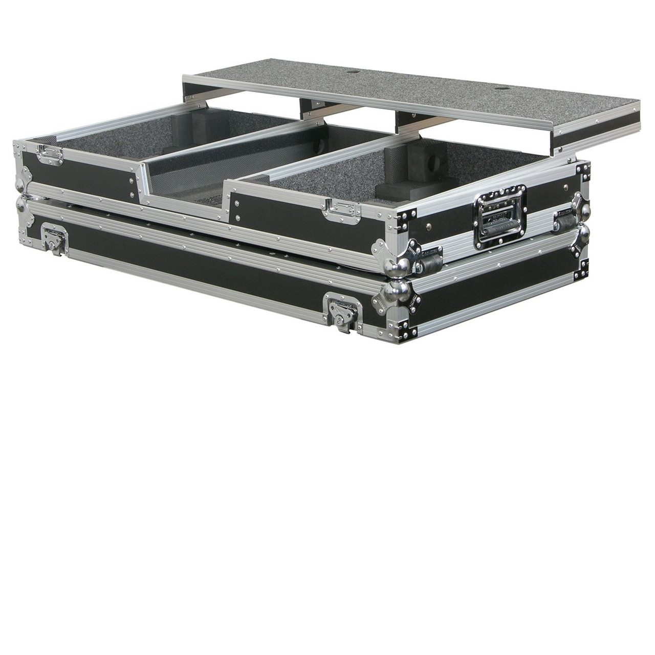 Odyssey FZGSPBM10W Universal Turntable DJ Coffin With Wheels