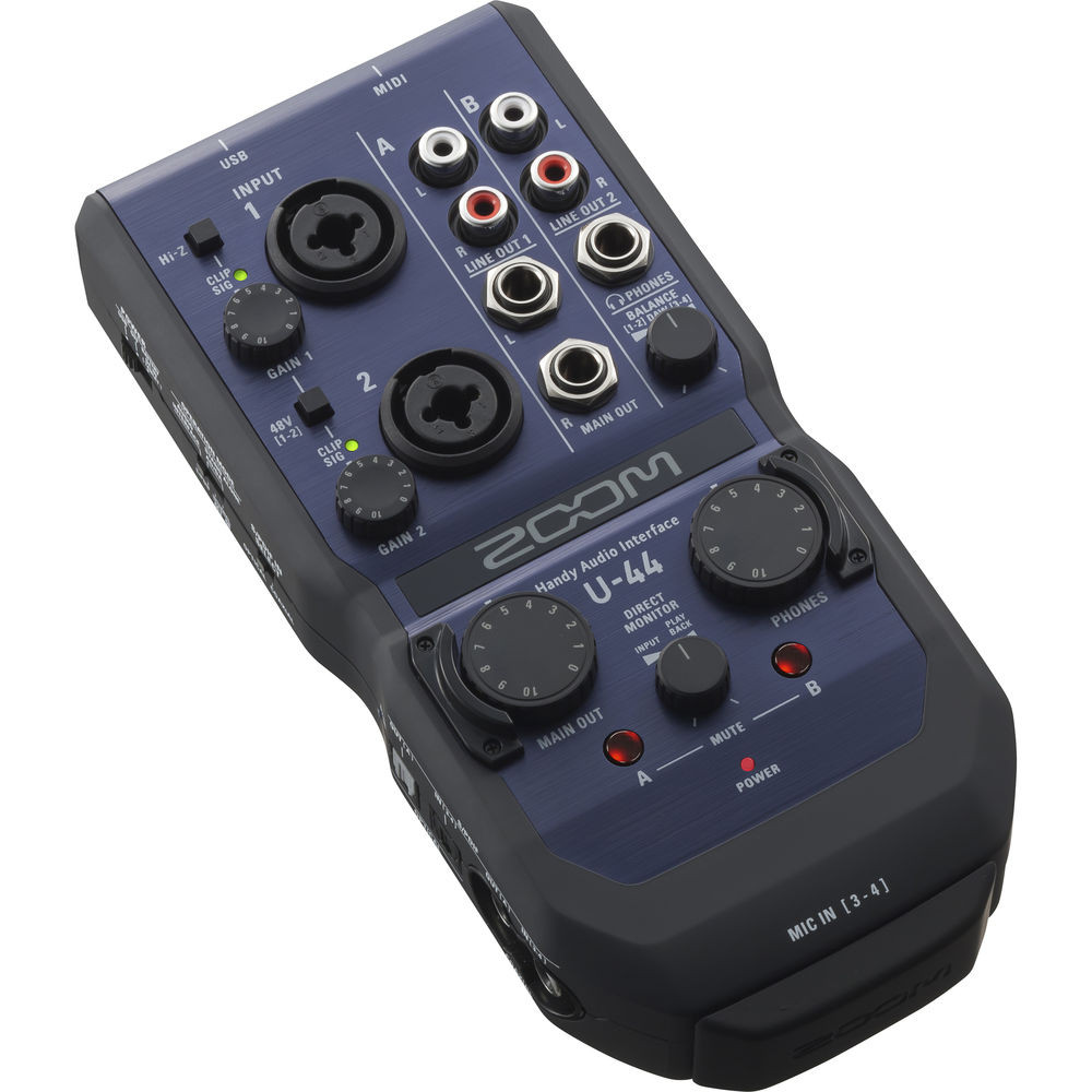 Zoom U44 Handy Audio Interface - Bill's Music