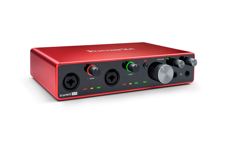 Focusrite Scarlett 8i6 (3rd Gen) 8-in, 6-out USB Audio Interface