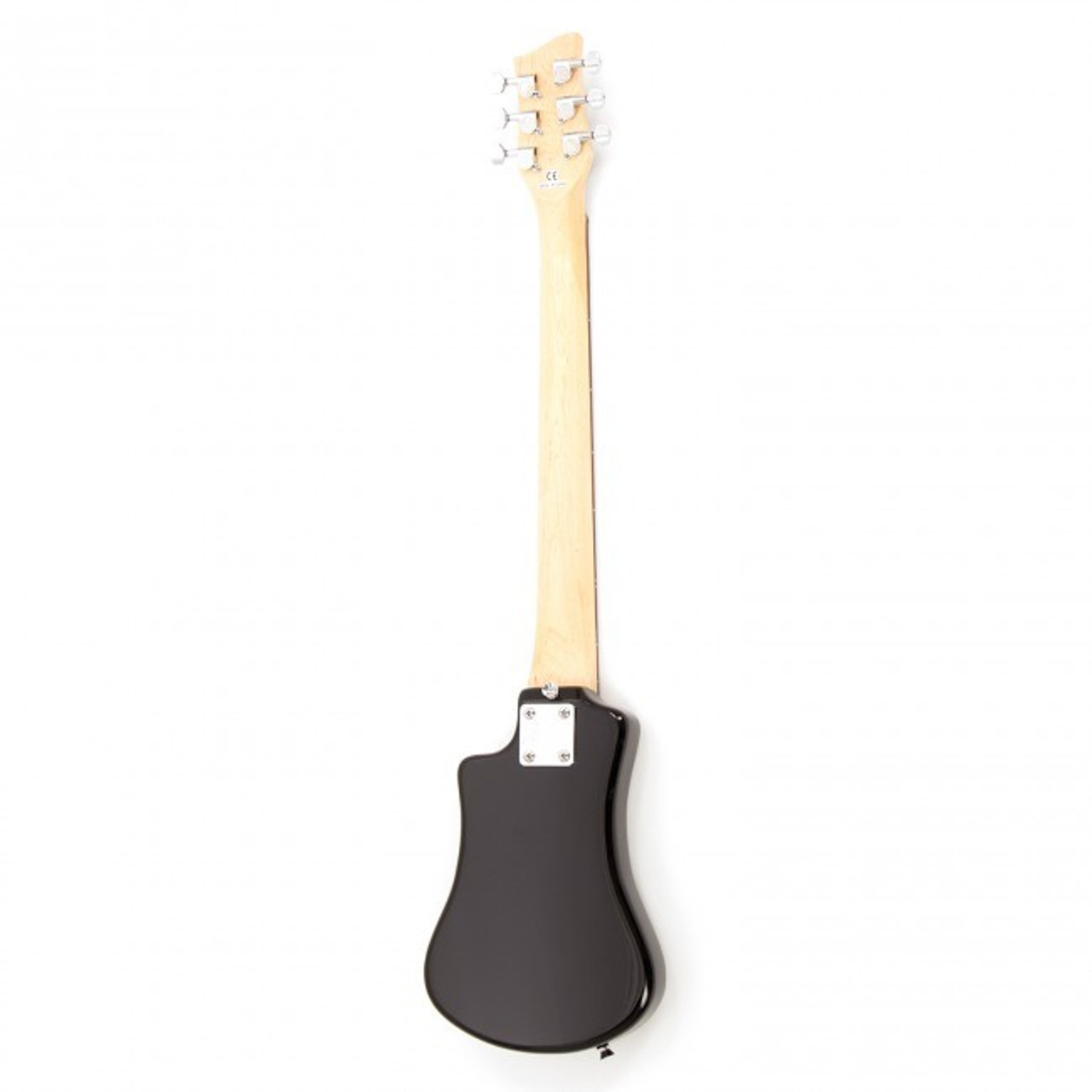 Hofner Shorty Model Travel Sized Electric Guitar, Black