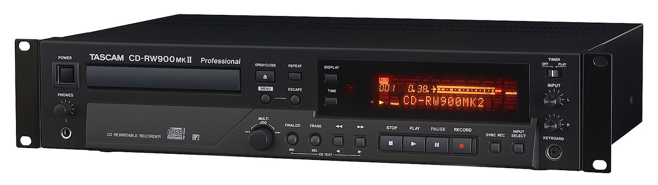 Tascam CD-RW900mkII Professional CD Recorder/Player - Bill's Music