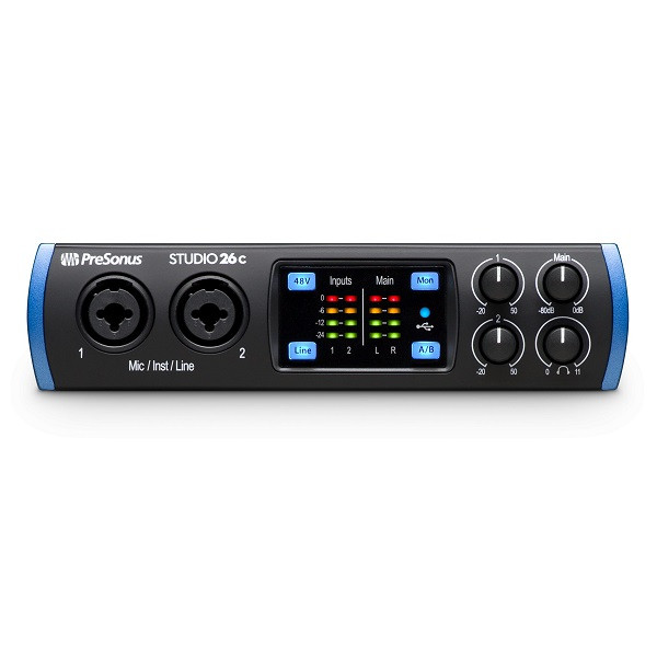 PreSonus Studio 26c USB-C Audio Interface - Bill's Music