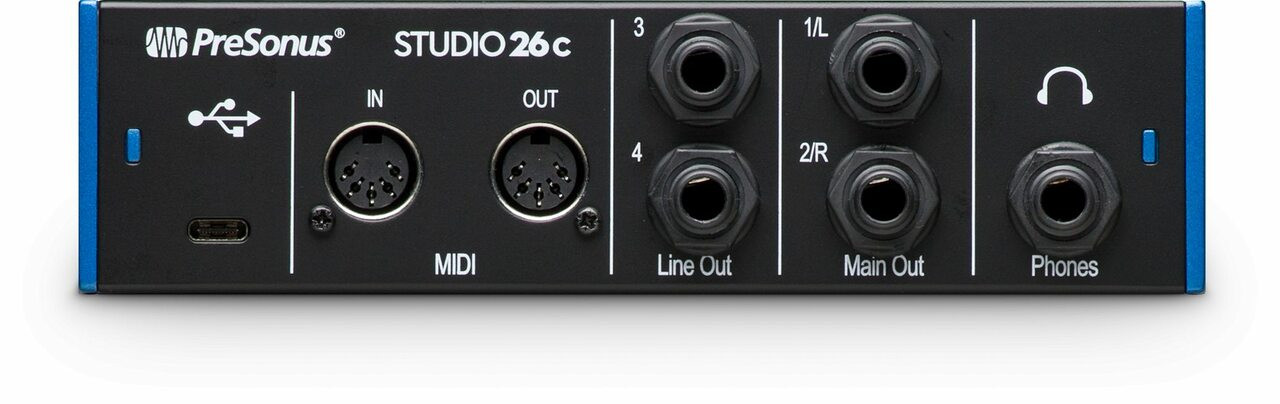 PRESONUS STUDIO 26C オーディオインターフェース PreSonus Studio 26c USB-C Audio Interface - Bill's Music