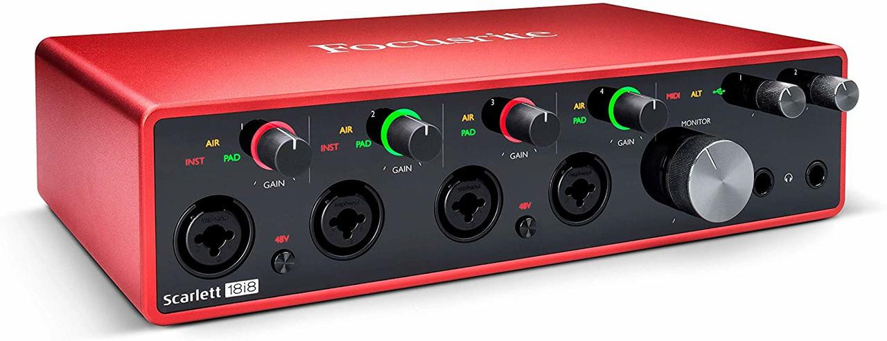 Focusrite Scarlett 18i8 3rd Gen USB Audio Interface - Bill