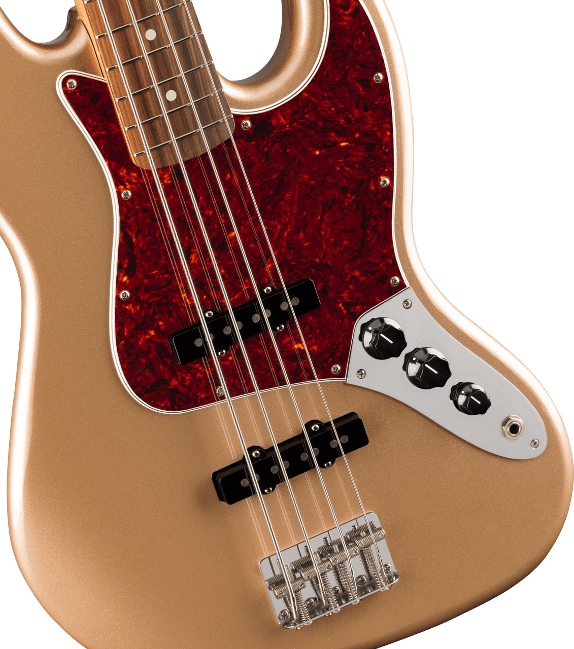 Fender 0149633353 Vintera '60s Jazz Bass Guitar Firemist Gold