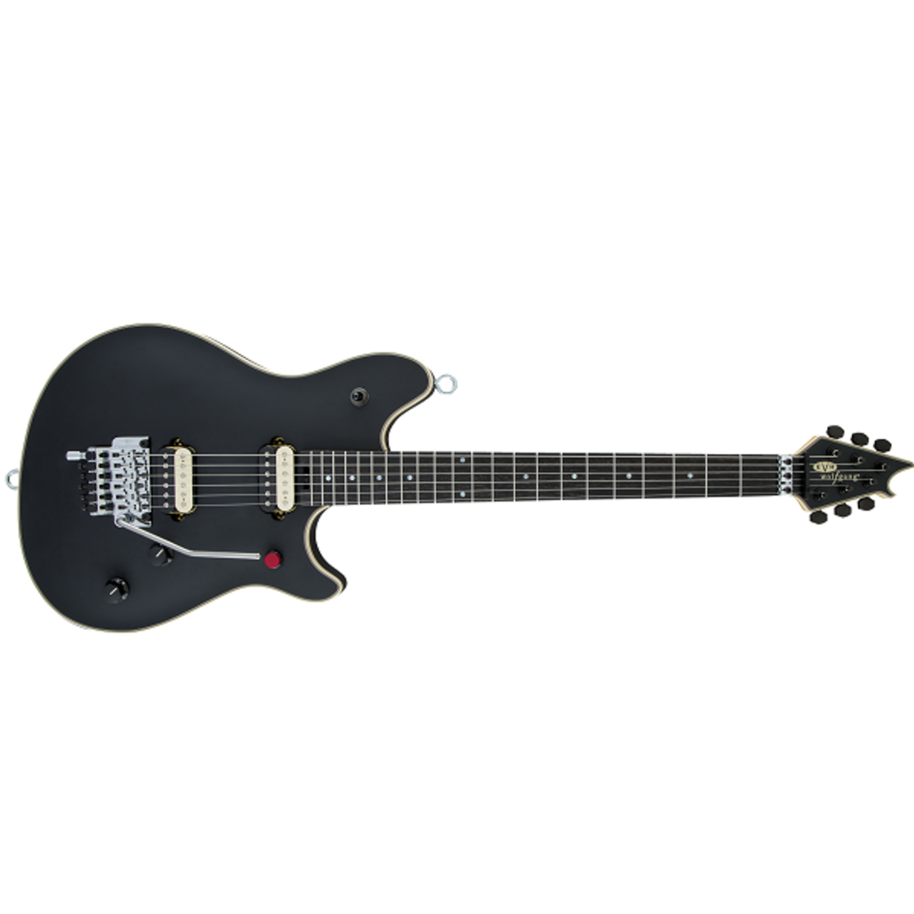 大阪公式フェンダー　EVH wolfgang USA Stealth black Chromeパーツ仕様 フェンダー