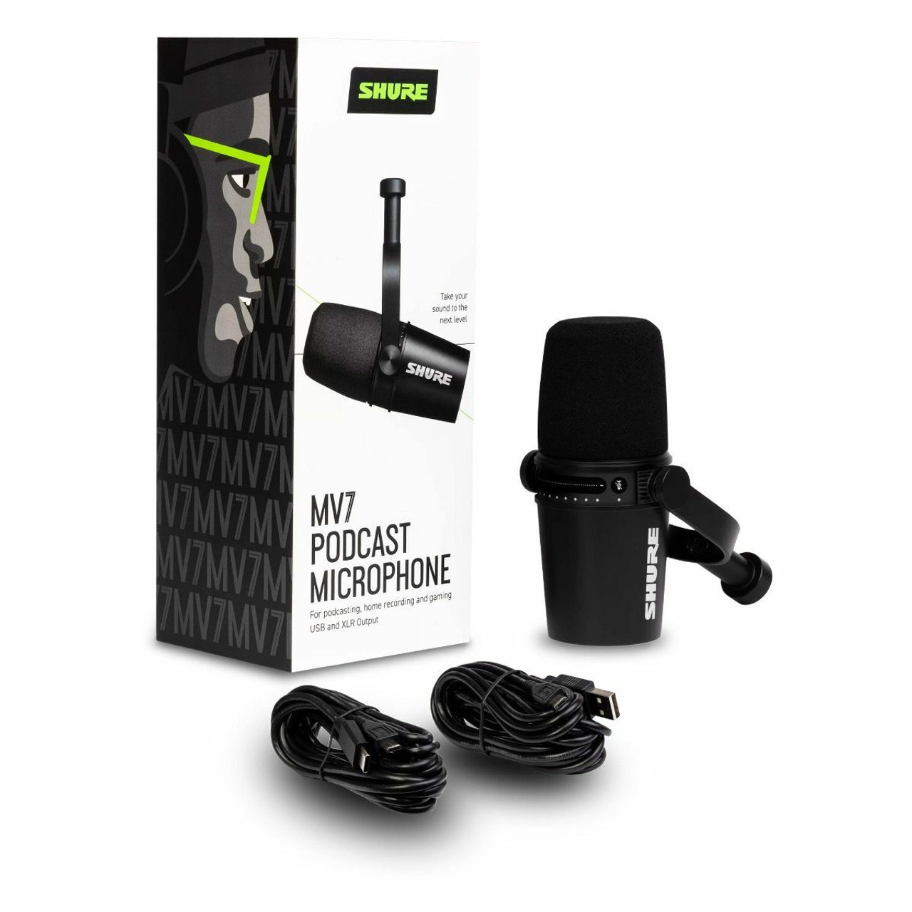 Shure MV7 USB Podcast Microphone - Bill's Music