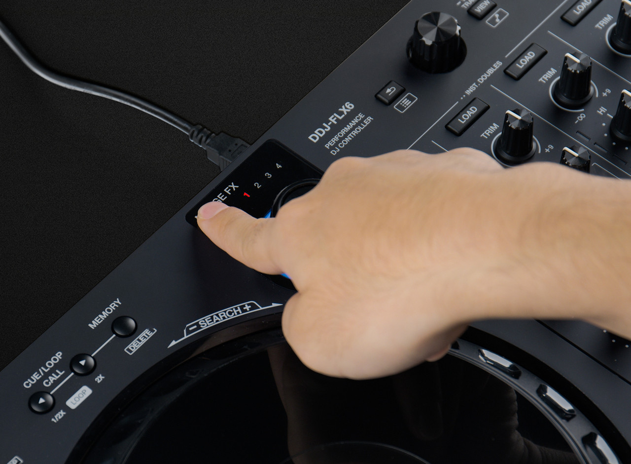 Pioneer DJ DDJ-FLX6 4-deck Rekordbox and Serato DJ Controller