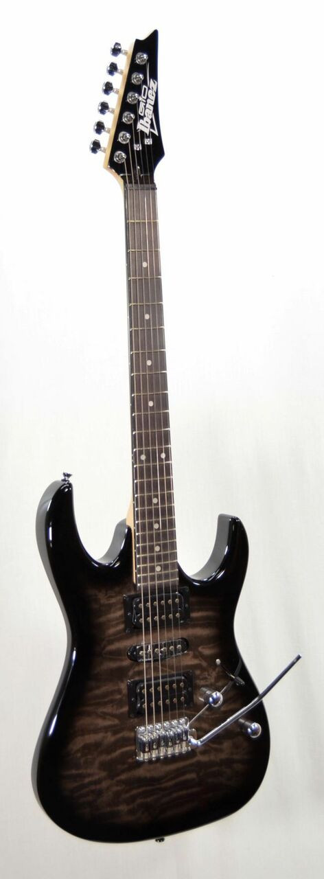 Ibanez GRX70 ブラック エレキギター Amazon.com: Ibanez GIO Series GRX70QA - Transparent Black