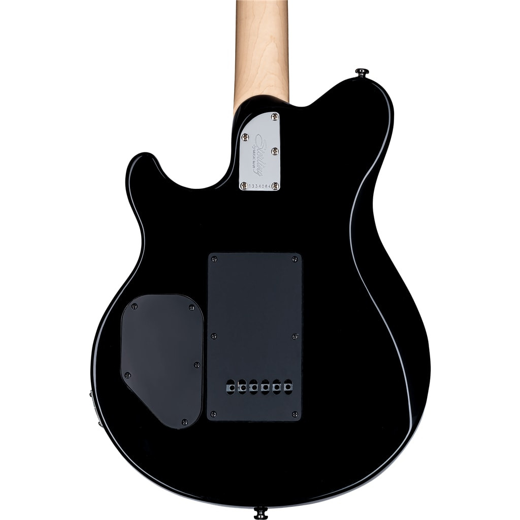 Sterling by Music Man S.U.B. Axis, Flame Maple Top, Trans Gold