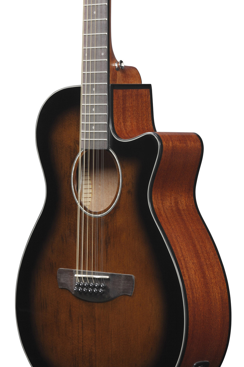 Ibanez AEG5012DVH Acoustic-Electric 12-String Guitar (Dark Violin