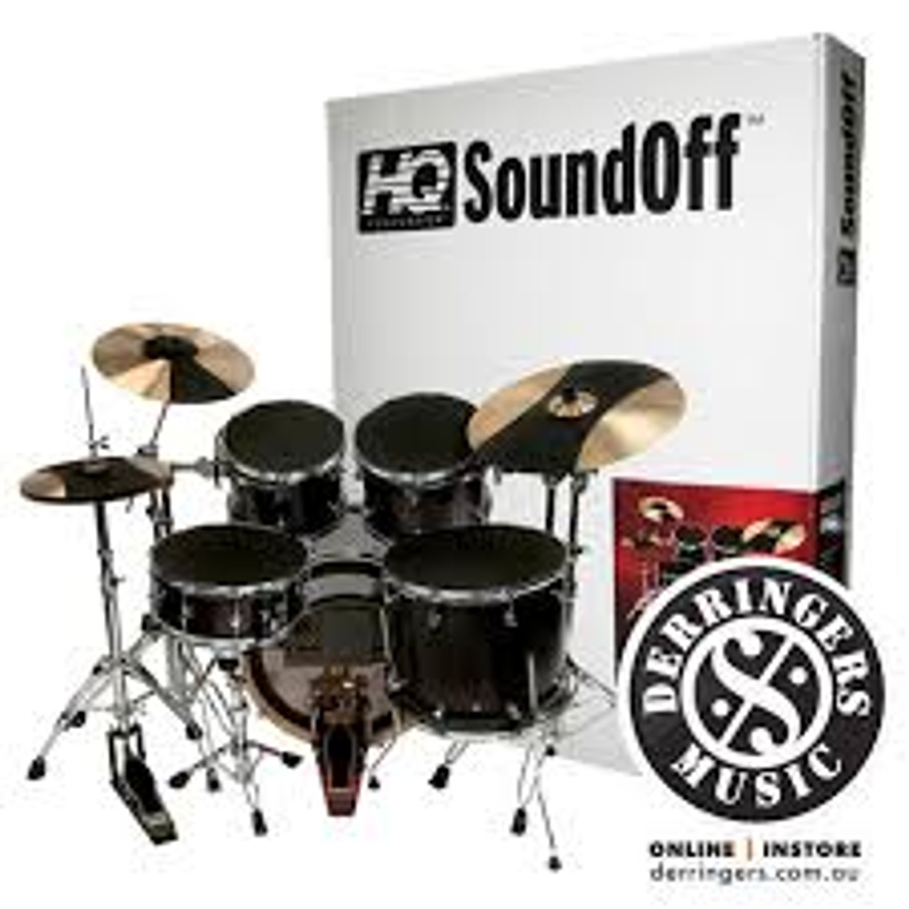 Evans SoundOff Complete Set Drum and Cymbal Mutes - Bill's Music