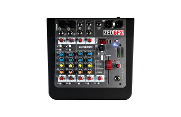 Allen & Heath ZED-6FX 4-channel Mixer with Effects - Bill's Music