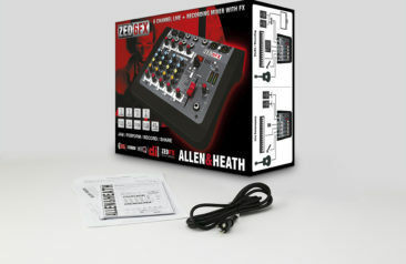 Allen & Heath ZED-6FX 4-channel Mixer with Effects - Bill's Music