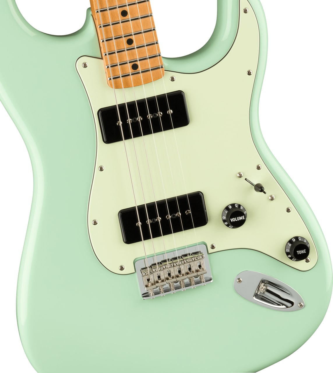 Fender Mexico Noventa ストラトキャスター　サーフグリーン Fender Noventa Stratocaster ®, Maple Fingerboard, Surf Green w