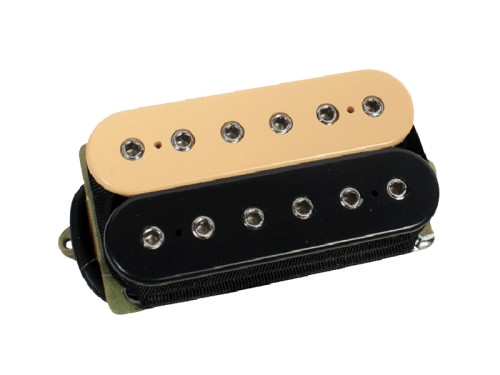 DIMARZIO DP100 Super Distortion Pickup, F-Spaced, Black & Cream