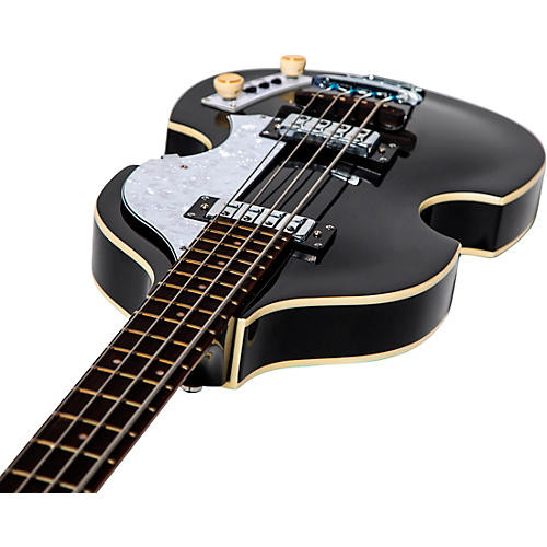 Hofner Ignition PRO Violin Bass, Transparent Black, Flatwound