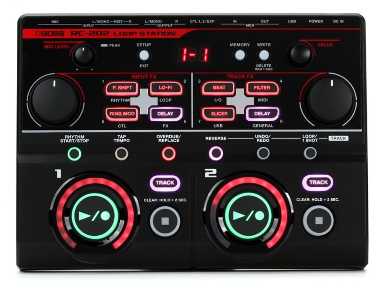 Boss RC-202 Loop Station Compact Performance Controller