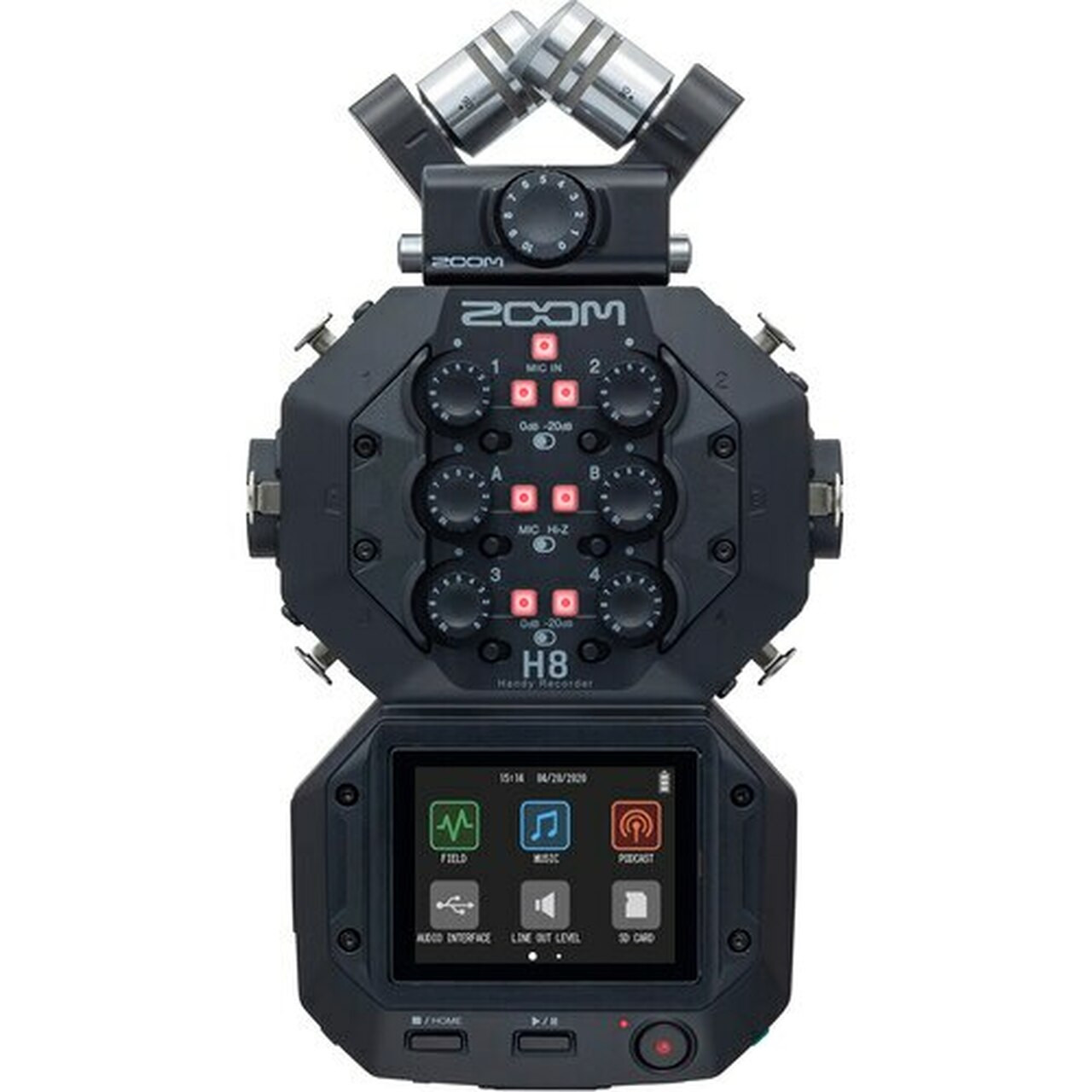 Zoom H8 - HANDY RECORDER Includes XYH-6 microphone capsule