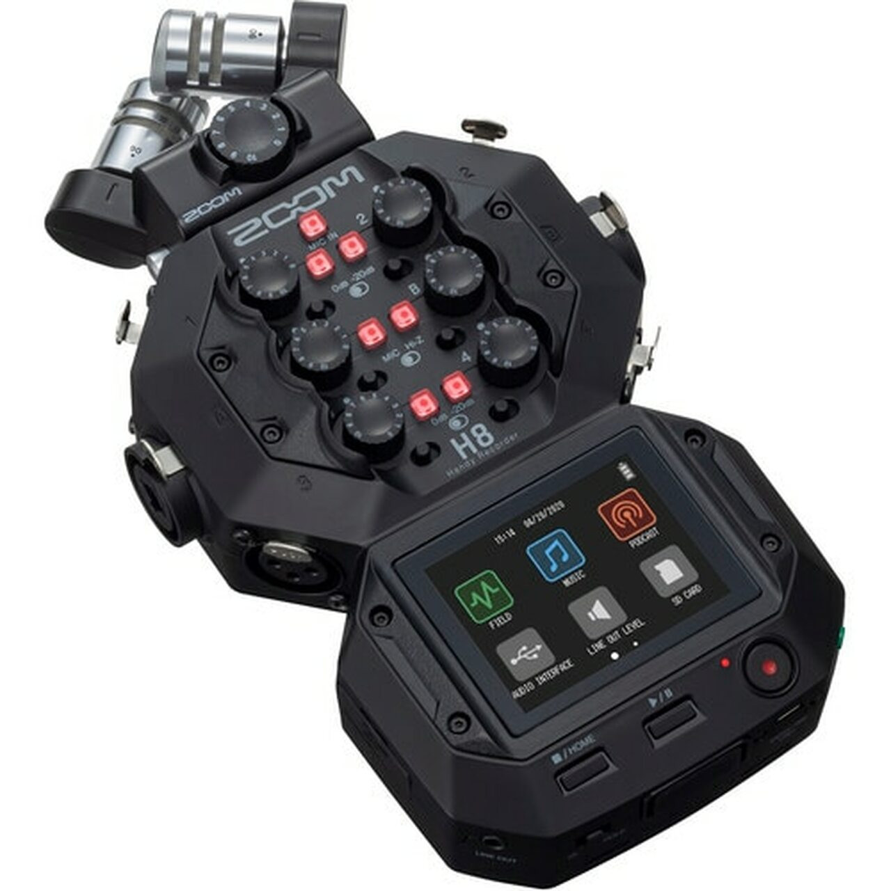 Zoom H8 - HANDY RECORDER Includes XYH-6 microphone capsule
