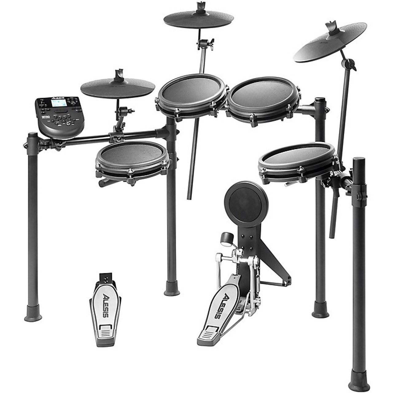 Alesis Nitro Mesh Kit 8-Piece Compact Drum Kit with 300+ Sounds ...