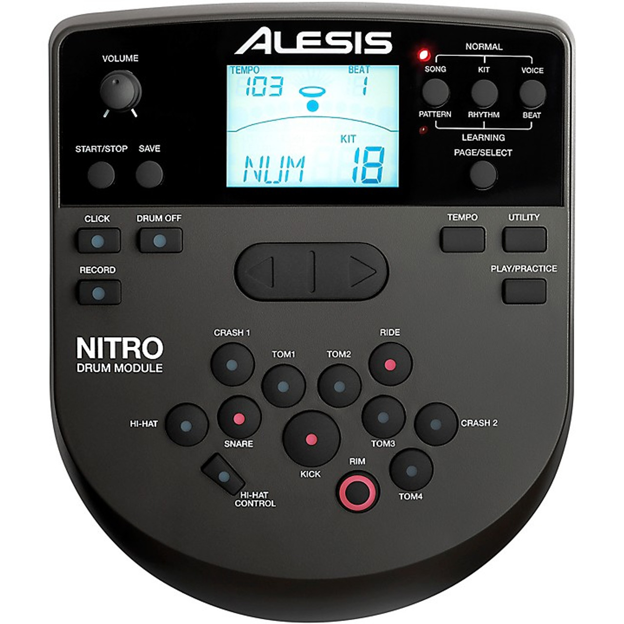 Alesis Nitro Mesh Kit 8-Piece Compact Drum Kit with 300+ Sounds