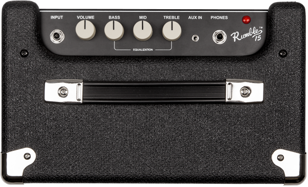Fender Rumble 15 (V3), 120V, Black/Silver - Bill's Music