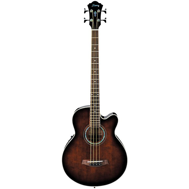 Ibanez アコースティックベース AEB10EDVS1202 Ibanez AEB10E Acoustic-Electric Bass Guitar with Onboard Tuner