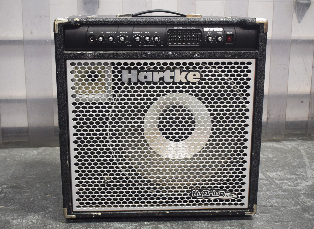 定番人気限定SALEハートキー Hartke HyDrive 115C 最高級 ベースアンプ 極上美品! フラッグシップ 250W 軽量 ハイブリッドコーン 超良音! キックバック AMP コンボアンプ