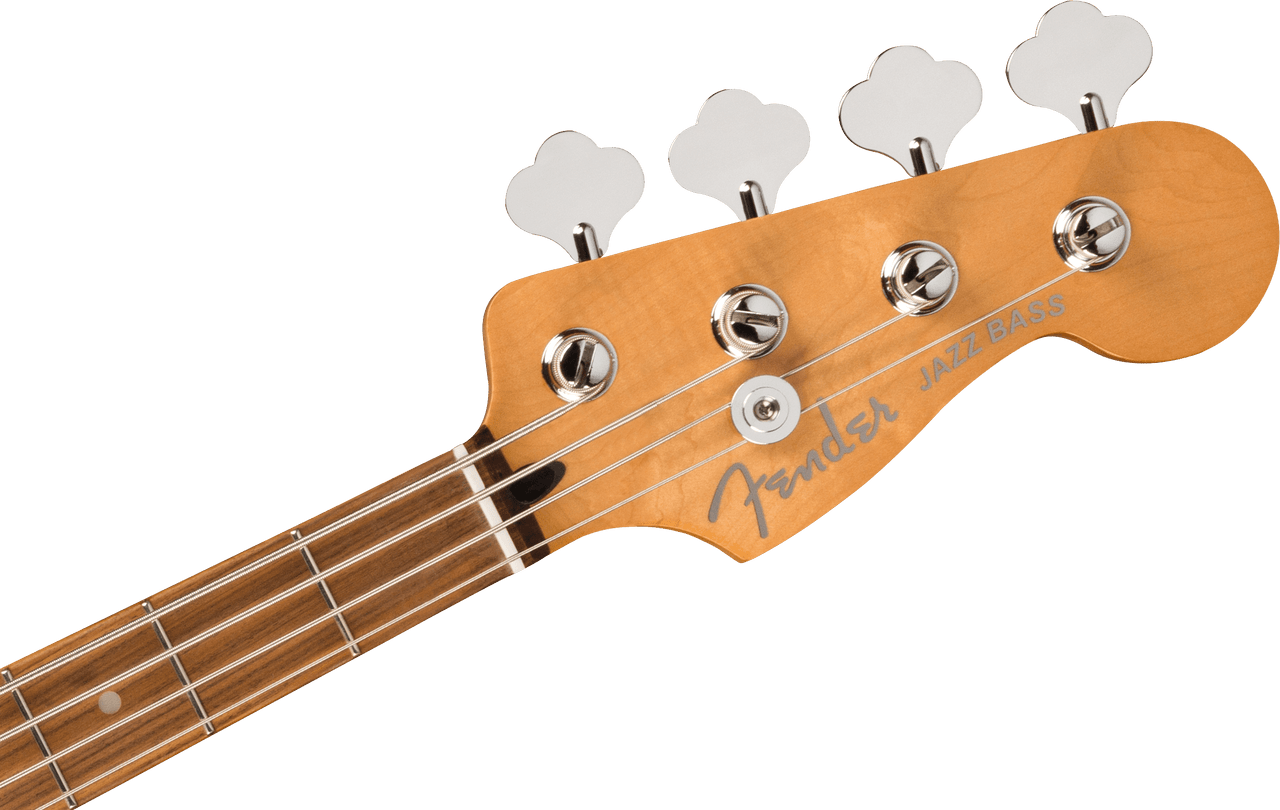 ベース Fender Player Series Jazz Bass Frettless Fender Player Fretless Jazz Bass - Polar White with Pau