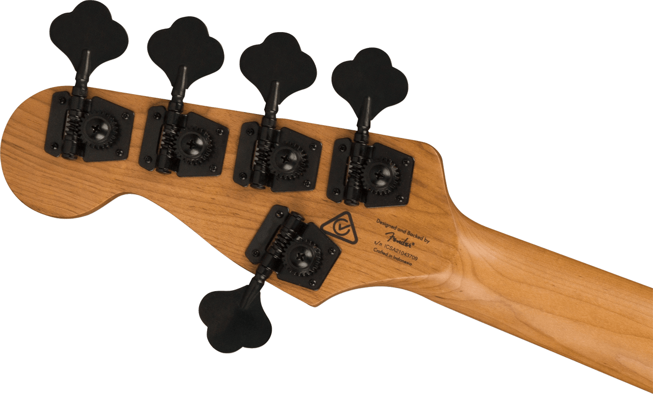 Squier　STANDARD　PJベース　Chromeピックガード　Black Squier STANDARD PJベース Chromeピックガード Black Black and