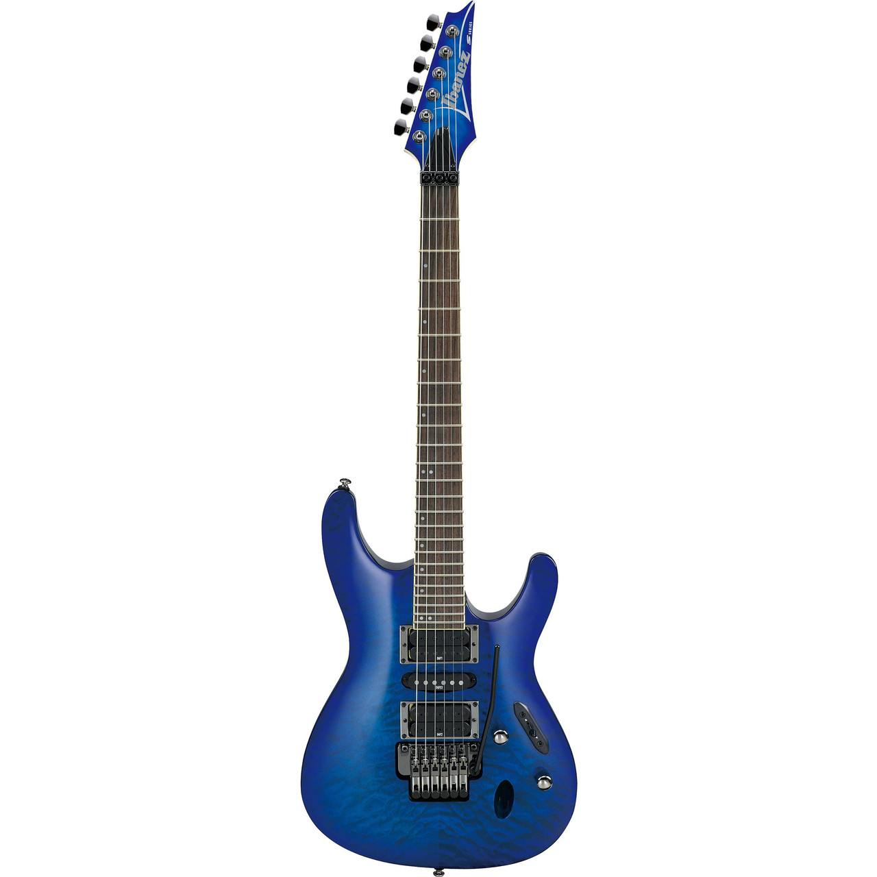 Ibanez S670QM Electric Guitar - Sapphire Blue - Bill's Music