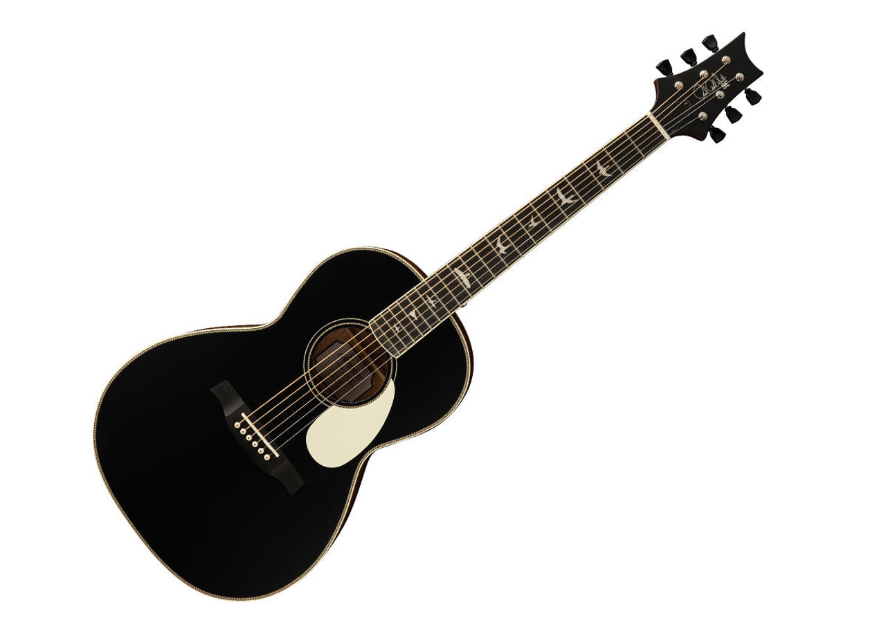 Paul Reed Smith SE P20 Parlor Hollow Body Acoustic Guitar Satin Black Top  with Gig Bag - Bill's Music