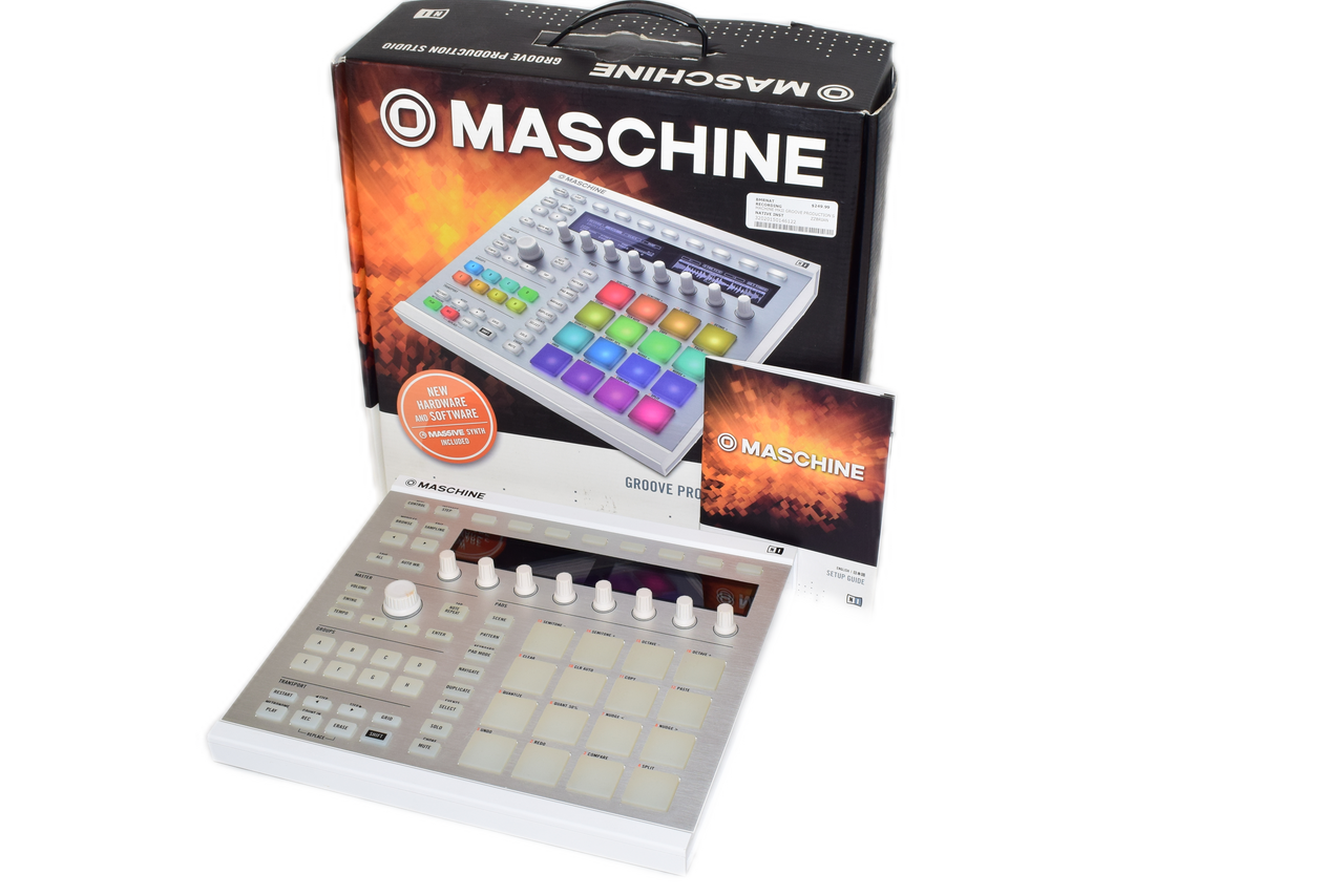Native Instruments MASCHINE MK2 Groove Production Studio (White) -  Previously Owned - Bill's Music