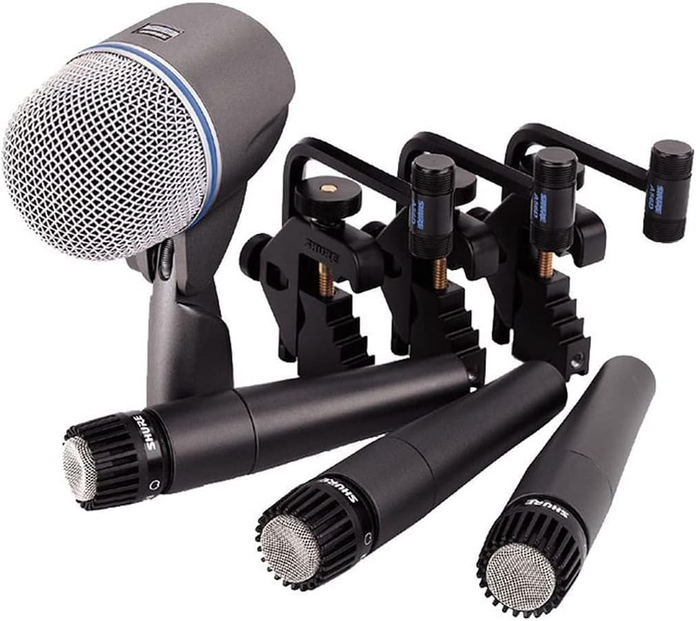 【美品】SHURE DMK57-52 ドラムマイクセット／1度使用のみ Shure DMK57-52 Drum Microphone Kit with Carrying Case - Bill's Music