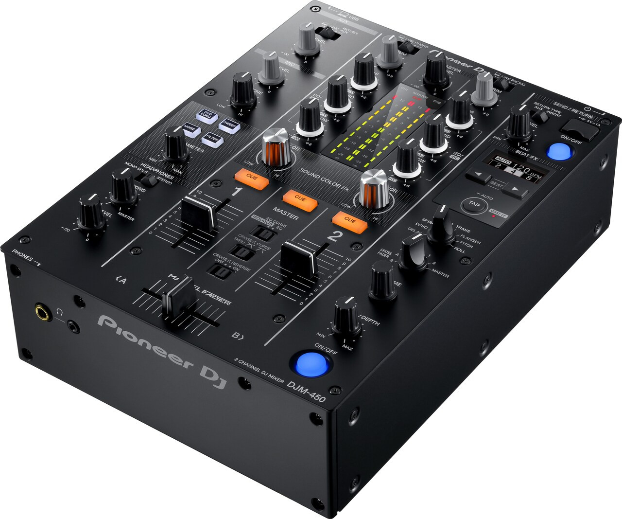 【美品】Pioneer DJM-450 DJミキサー Pioneer DJM-450 2-channel DJ mixer with Beat FX (black) - Bill's Music