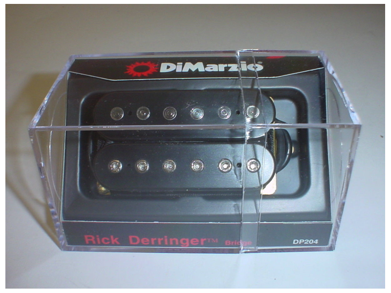 DiMarzio Rick Derringer Humbucker Bridge Pickup New, Black