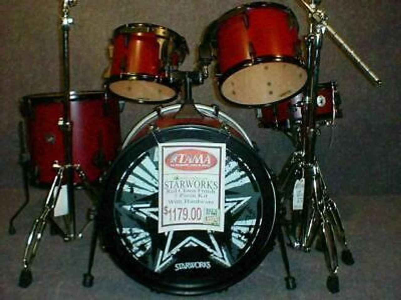 Tama WL52BK RDC Starworks 5-Piece Limited Edition Drum Set - Red