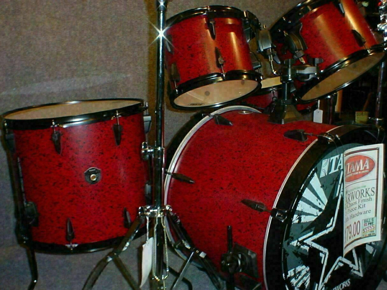 Tama WL52BK RDC Starworks 5-Piece Limited Edition Drum Set - Red