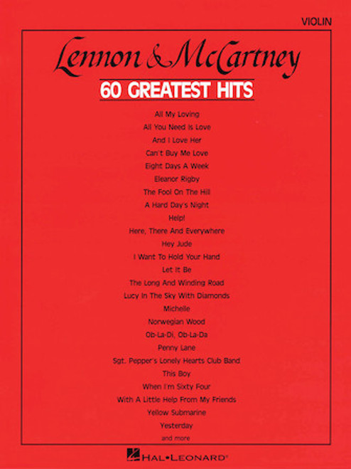 Lennon & McCartney - 60 Greatest Hits Violin