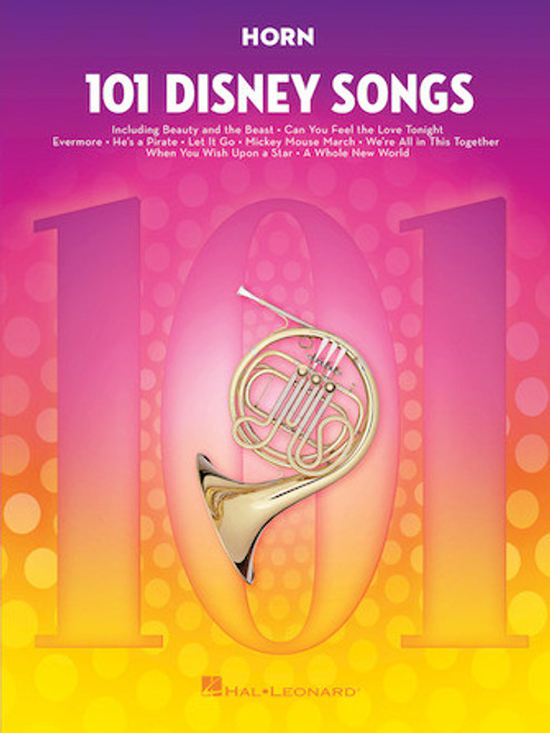 Hal Leonard 101 Disney Songs horn