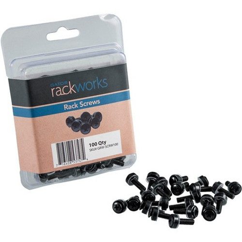 Gator Rackworks #10-32 X 3/4" Rack Screws - 100 Qty Pack