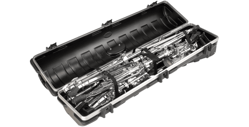 SKB Vacuum-formed Regular Stand Case (48-1/4" x 10-3/4" x 12") w/Wheels & Straps, TSA Latches