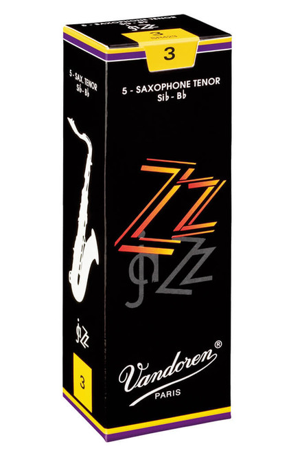 3; Tenor Saxophone Reeds; Vandoren ZZ; 5 per box